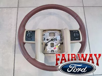 13 Thru 14 Super Duty F250 F350 OEM Ford Leather Steering Wheel King Ranch NEW • $429.95