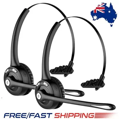 Mpow Trucker Bluetooth Headset With Microphone Wireless Business Headphones • $30.59