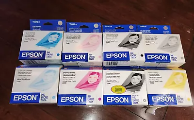 Genuine Epson Ink Stylus Photo 2200  8 Packag Set  *  Expired 2004 • $125