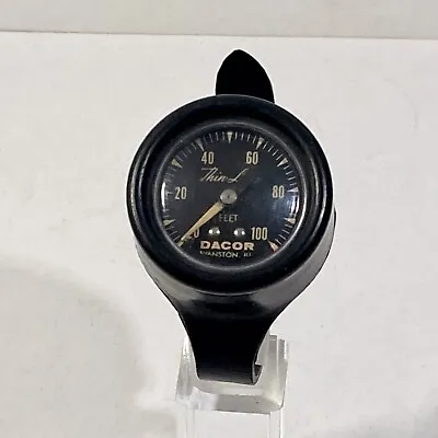 Vintage 1950's DACOR Thin-Line Scuba Skin Diving Wrist Depth Gauge Evanston Ill • $74.50