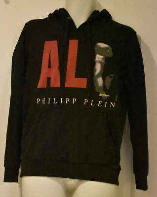Philipp Plein Muhammad Ali Black Hooded Sweatshirt Size M • $250