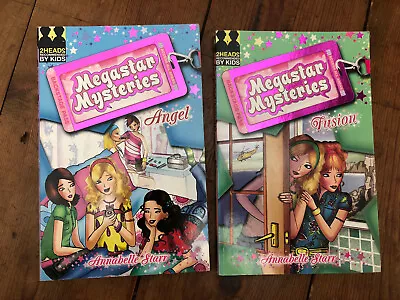 2 MEGASTAR MYSTERIES Books Angel And Fusion By Annabelle Starr • £1.50