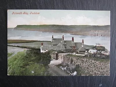 Nice Vintage  Postcard-- Cottages   Polzeath Bay padstow • £2.99