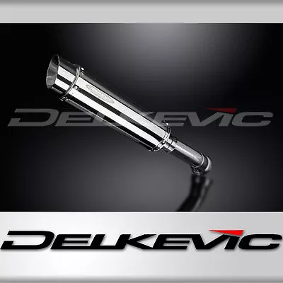 BMW K1300S 2009-2016 Delkevic Slip On 14  Round Stainless Exhaust Muffler Kit • $284.99