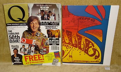 Q MAGAZINE NOVEMBER 1990 PAUL McCARTNEY ZZ TOP COVER + SEX PISTOLS POSTER GIFT • £6.99