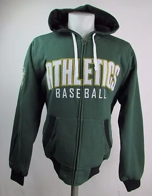 Oakland Athletics Men's S-4XL Reversible Mid Weight Cloth Hoodie MLB Green  • $49.99