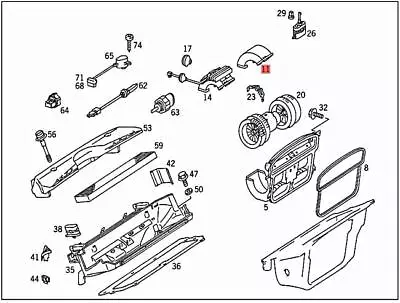 Genuine MERCEDES R129 SL R129 Cover 1298350209 • $37.35