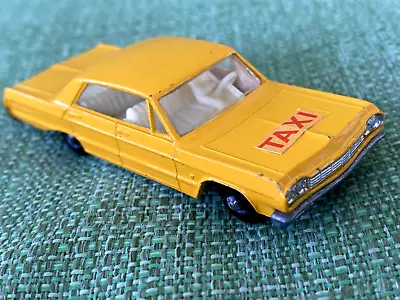 Vintage Lesney Matchbox 20 Chevrolet Impala Taxi Cab GREAT SHAPE +Fast Shipping! • $19.99