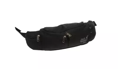  Jack Wolfskin Swift Belt Bag Black One Size *REF115 • £17.99