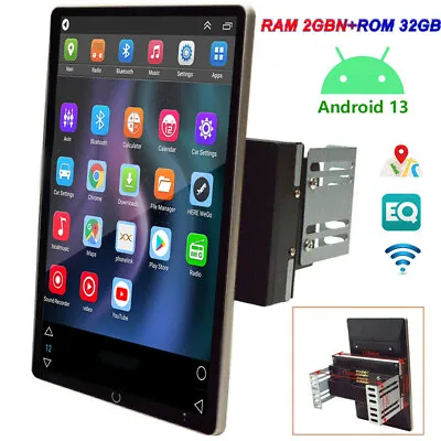 10.1'' Double 2 Din Android 13 Touch Screen Car Stereo Radio GPS WIFI BT Carplay • $127.79