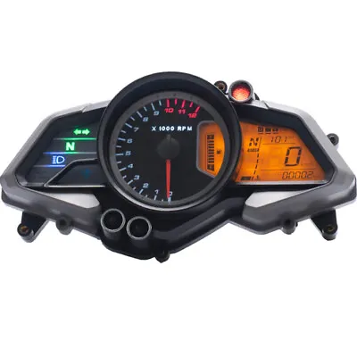 Motorcycle DC12V LCD Digital Odometer Speedometer Tachometer Gauge Meter • $81.19