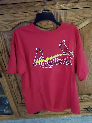 Mens St Louis Cardinals/albert Pujols/majestic/xl/t-shirt Jersey #5 Hardly Worn • $17.99