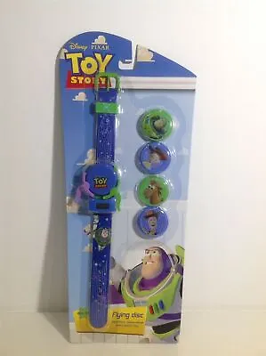 £4.99 • Buy Buzz Lightyear DIGITAL WATCH With Flying Disc - Toy Story NEW