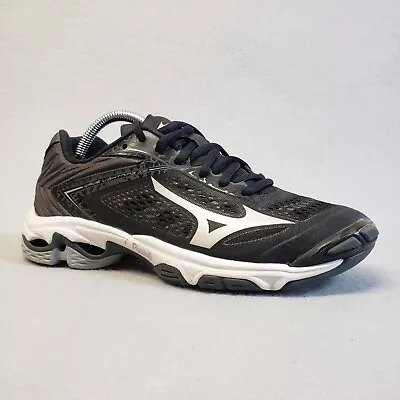 Mizuno Wave Lightning Z5 Womens Size 7 Court Volleyball Sneaker Shoes White • $32