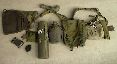 US M-1967 Vietnam War Butt Pack Backpack Suspender Set & Night Vision Case USED • $135