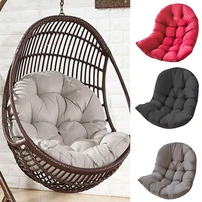 Egg Chair Cushion Seat Pad Swing Hanging Chair Mat Pillow Patio Garden Outdoor • £15.94