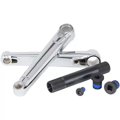 ECLAT BMX ONYX V2 BICYCLE CRANKS CHROME POLISHED • $189.95