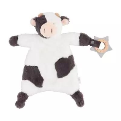 Mud Pie Black And White Cow Teether Woobie • $19