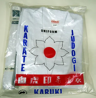 Kabuki Karate Gi Suit Uniform All Sizes White With White Belt Included • £19.99