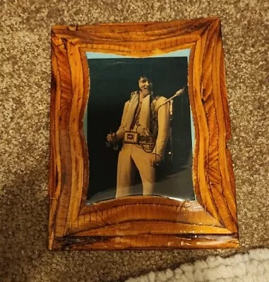 Elvis Presley Picture Vintage In Wood Picture Frame  • $16