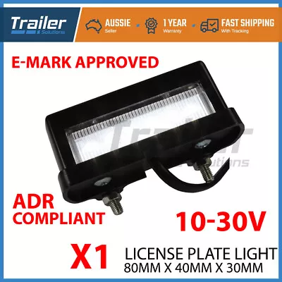 $16.20 • Buy 1 X LED NUMBER PLATE LIGHT TRUCK UTE TRAILER CARAVAN 4 HIGH QUALITY LEDS!