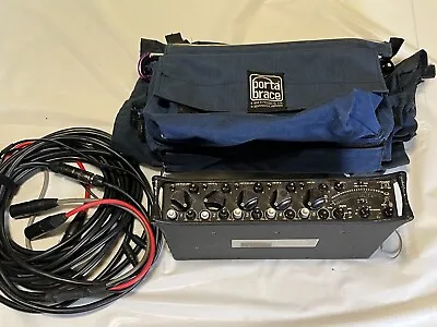 $900 • Buy SOUND DEVICES  552 5 CH LOCATION AUDIO RECORDER, PortaBrace, Breakaway Cable