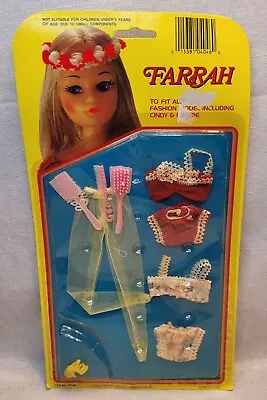 Vintage Farrah 1970's 80's Accesory Pack For Cindy & Barbie Dolls New Sealed • $19.99