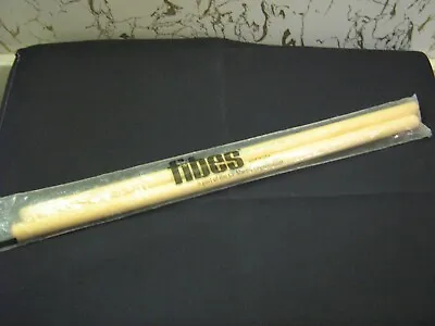 FIBES DRUMSTICKS 1A ROCK DE (Double End / Blunt Tip)  NEW Vintage RARE LQQK ! • $25.99