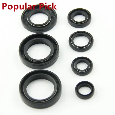 For Yamaha Engine Oil Seal Kit 7Pcs YZ100 YZ125 IT175 MX125 MX175 DT125 1976-81 • $16.52