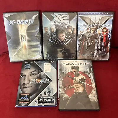 $12.99 • Buy Marvel X-Men Blu-Ray & DVD Lot Of 5 Wolverine XMen X2 The Last Stand First Class