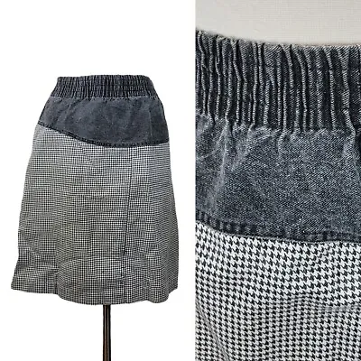 Vintage Y2K Venezia Skirt Denim Blue Jean Plus Size 2X Mini Sexy Western Pockets • $20.39
