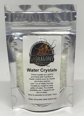 1 OZ  Water Gel Crystals Free Shipping *Reptile Cricket Food Free Shipping USPS • $6.02