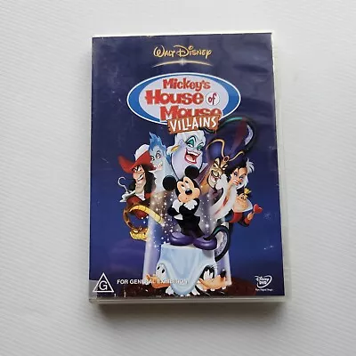 Mickey's House Of Villains DVD Region 4 PAL Free Postage • $26.09