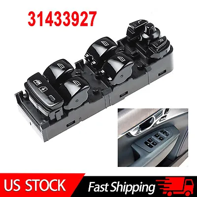 For Volvo S90 V90 XC90 Front Left Driver Door Master Lock Window Switch 31433927 • $36.61