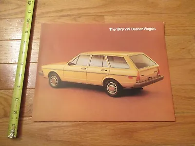 $9.99 • Buy Volkswagen Dasher Wagon 1979 VW Car Auto Dealer Showroom Sales Brochure