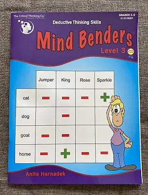 Mind Benders Ser.: Mind Benders Level 3 : Deductive Thinking Skills By Anita... • $8