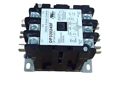 New IRP DP330240F Definite Purpose 3 Pole Contactor 30 Amp 240 VAC Coil B83 • $34.99