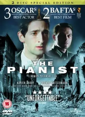 The Pianist Adrien Brody Special Edition 2003 DVD Top-quality Free UK Shipping • £1.92