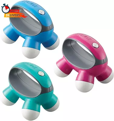 HoMedics Quatro Mini Hand-Held Massager With Hand Grip Battery Operated 4 By 2 • $9.91