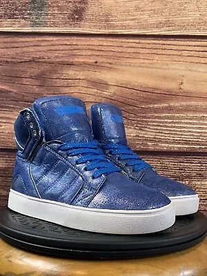 Osiris Blue Cosmo Women’s Size 5 Glitter Skateboard High Top Sneaker  • $29.99