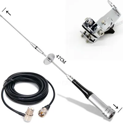 Diamond SG7000 Dual Band VHF/UHF Car Ham Radio Antennas RB-20 Base Clip 5M Cable • $33.70