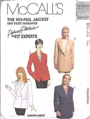 8638 UNCUT McCalls Vintage Pattern Misses Lined Jacket SEWING Palmer Pletsch OOP • $4.89