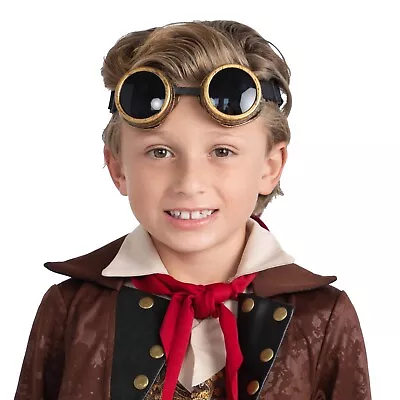 Dress Up America Steampunk Goggles For Kids - Vintage Victorian Gothic Glasses • $12.99