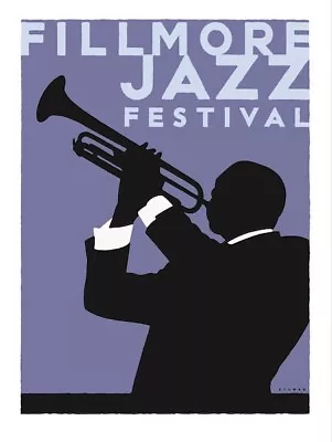 0827 Vintage Music Poster Art - Fillmore Jazz Festival • £10.99