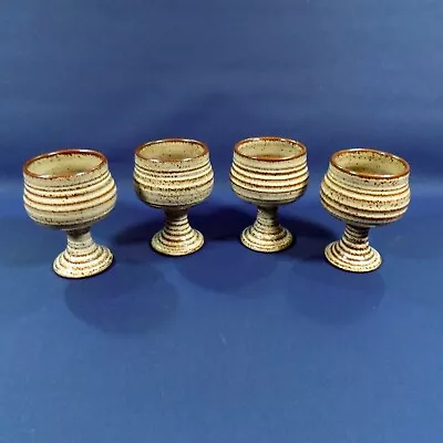£28 • Buy Grayshott Pottery Stoneware Goblets X 4