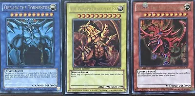 LC01-EN001-3 Egyptian God Card Set : Limited Ed Ultra Rare Card Bundle YuGioh • £4