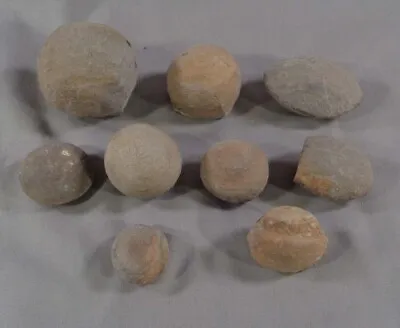 Mixed Lot Of 9 Moqui Marbles Shaman UFO Stones - 1.1 Lbs. • $24.99