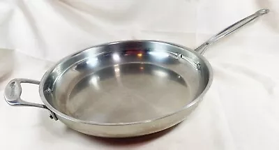 $24.95 • Buy Cuisinart 12  Stainless Open Skillet With Helper Handle Model # 722-30H Frying