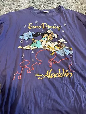 Vintage Euro Disney Aladdin Shirt Genie 90s • $65.55