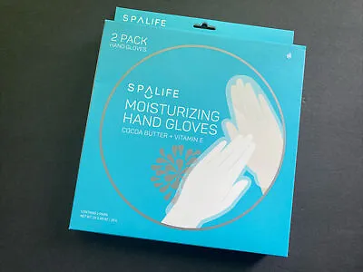 Hand Gloves SpaLife Moisturizing Cocoa Butter & Vitamin E 2 Pack • $12.99